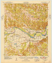 Direct Texas Historical topographic map, 1:62500 scale, 15 X 15 Minute, Year 1949