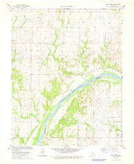 Doga Creek Oklahoma Historical topographic map, 1:24000 scale, 7.5 X 7.5 Minute, Year 1978