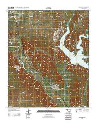 Dougherty Oklahoma Historical topographic map, 1:24000 scale, 7.5 X 7.5 Minute, Year 2012