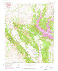 Dougherty Oklahoma Historical topographic map, 1:24000 scale, 7.5 X 7.5 Minute, Year 1965