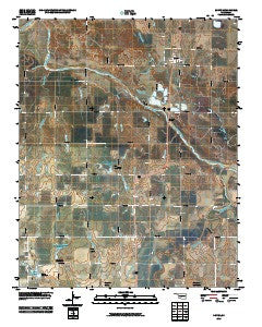 Dover Oklahoma Historical topographic map, 1:24000 scale, 7.5 X 7.5 Minute, Year 2010