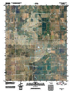 Drummond Oklahoma Historical topographic map, 1:24000 scale, 7.5 X 7.5 Minute, Year 2009