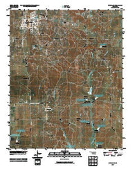 Drumright Oklahoma Historical topographic map, 1:24000 scale, 7.5 X 7.5 Minute, Year 2010