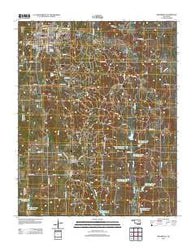 Drumright Oklahoma Historical topographic map, 1:24000 scale, 7.5 X 7.5 Minute, Year 2012
