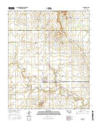 Duke Oklahoma Current topographic map, 1:24000 scale, 7.5 X 7.5 Minute, Year 2016