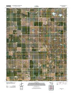 Duke SW Oklahoma Historical topographic map, 1:24000 scale, 7.5 X 7.5 Minute, Year 2012