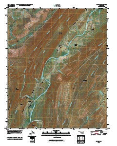 Dunbar Oklahoma Historical topographic map, 1:24000 scale, 7.5 X 7.5 Minute, Year 2010