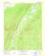 Dunbar Oklahoma Historical topographic map, 1:24000 scale, 7.5 X 7.5 Minute, Year 1972