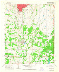 Duncan South Oklahoma Historical topographic map, 1:24000 scale, 7.5 X 7.5 Minute, Year 1964
