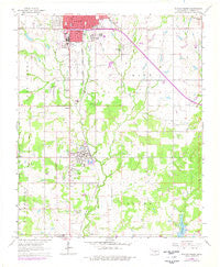Duncan South Oklahoma Historical topographic map, 1:24000 scale, 7.5 X 7.5 Minute, Year 1964