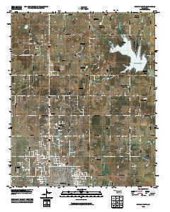 Duncan North Oklahoma Historical topographic map, 1:24000 scale, 7.5 X 7.5 Minute, Year 2010