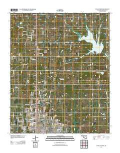 Duncan North Oklahoma Historical topographic map, 1:24000 scale, 7.5 X 7.5 Minute, Year 2012