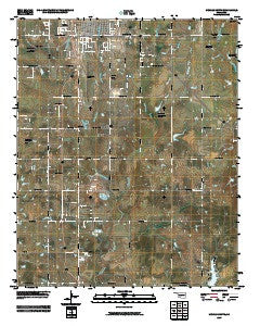 Duncan South Oklahoma Historical topographic map, 1:24000 scale, 7.5 X 7.5 Minute, Year 2009