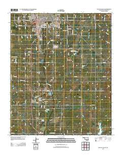 Duncan South Oklahoma Historical topographic map, 1:24000 scale, 7.5 X 7.5 Minute, Year 2012