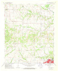Durant North Oklahoma Historical topographic map, 1:24000 scale, 7.5 X 7.5 Minute, Year 1968