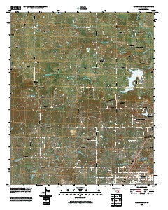 Durant North Oklahoma Historical topographic map, 1:24000 scale, 7.5 X 7.5 Minute, Year 2009