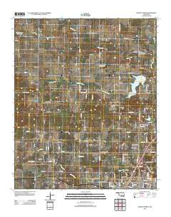 Durant North Oklahoma Historical topographic map, 1:24000 scale, 7.5 X 7.5 Minute, Year 2013