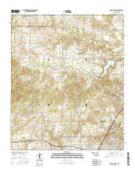 Durant North Oklahoma Current topographic map, 1:24000 scale, 7.5 X 7.5 Minute, Year 2016