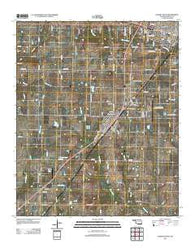 Durant South Oklahoma Historical topographic map, 1:24000 scale, 7.5 X 7.5 Minute, Year 2012