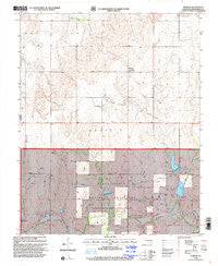 Durham Oklahoma Historical topographic map, 1:24000 scale, 7.5 X 7.5 Minute, Year 1998