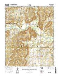 Dustin Oklahoma Current topographic map, 1:24000 scale, 7.5 X 7.5 Minute, Year 2016