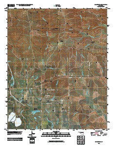 Eagletown Oklahoma Historical topographic map, 1:24000 scale, 7.5 X 7.5 Minute, Year 2010