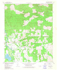 Eagletown Oklahoma Historical topographic map, 1:24000 scale, 7.5 X 7.5 Minute, Year 1981