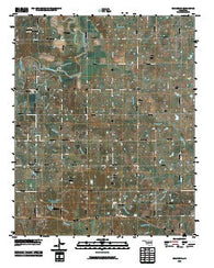 Earlsboro Oklahoma Historical topographic map, 1:24000 scale, 7.5 X 7.5 Minute, Year 2010