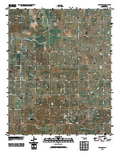 Earlsboro Oklahoma Historical topographic map, 1:24000 scale, 7.5 X 7.5 Minute, Year 2010