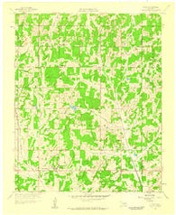 Eason Oklahoma Historical topographic map, 1:24000 scale, 7.5 X 7.5 Minute, Year 1958