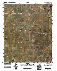 East Roaring Creek Oklahoma Historical topographic map, 1:24000 scale, 7.5 X 7.5 Minute, Year 2010