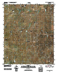 East Roaring Creek Oklahoma Historical topographic map, 1:24000 scale, 7.5 X 7.5 Minute, Year 2010