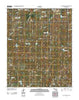 East Roaring Creek Oklahoma Historical topographic map, 1:24000 scale, 7.5 X 7.5 Minute, Year 2012