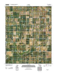 Eddy Oklahoma Historical topographic map, 1:24000 scale, 7.5 X 7.5 Minute, Year 2012