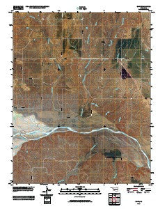 Edith Oklahoma Historical topographic map, 1:24000 scale, 7.5 X 7.5 Minute, Year 2010