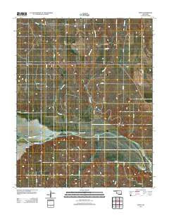 Edith Oklahoma Historical topographic map, 1:24000 scale, 7.5 X 7.5 Minute, Year 2012