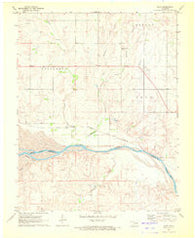 Edith Oklahoma Historical topographic map, 1:24000 scale, 7.5 X 7.5 Minute, Year 1970