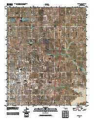 Edmond Oklahoma Historical topographic map, 1:24000 scale, 7.5 X 7.5 Minute, Year 2009