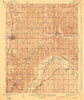 Edmond Oklahoma Historical topographic map, 1:62500 scale, 15 X 15 Minute, Year 1940