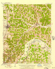 Edmond Oklahoma Historical topographic map, 1:62500 scale, 15 X 15 Minute, Year 1935