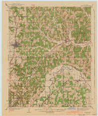 Edmond Oklahoma Historical topographic map, 1:62500 scale, 15 X 15 Minute, Year 1940