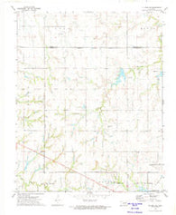 El Reno NE Oklahoma Historical topographic map, 1:24000 scale, 7.5 X 7.5 Minute, Year 1972