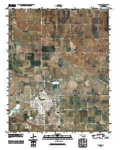 El Reno Oklahoma Historical topographic map, 1:24000 scale, 7.5 X 7.5 Minute, Year 2010