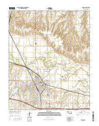 El Reno Oklahoma Current topographic map, 1:24000 scale, 7.5 X 7.5 Minute, Year 2016