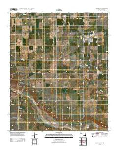 Eldorado Oklahoma Historical topographic map, 1:24000 scale, 7.5 X 7.5 Minute, Year 2012