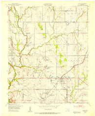 Elgin Oklahoma Historical topographic map, 1:24000 scale, 7.5 X 7.5 Minute, Year 1949