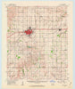 Elk City Oklahoma Historical topographic map, 1:62500 scale, 15 X 15 Minute, Year 1961