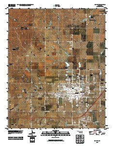 Elk City Oklahoma Historical topographic map, 1:24000 scale, 7.5 X 7.5 Minute, Year 2010