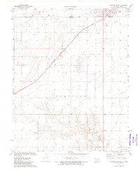 Elkhart South Kansas Historical topographic map, 1:24000 scale, 7.5 X 7.5 Minute, Year 1973
