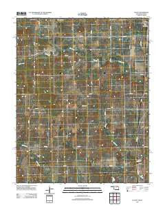 Elliott Oklahoma Historical topographic map, 1:24000 scale, 7.5 X 7.5 Minute, Year 2013